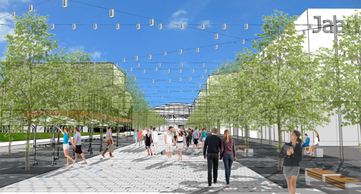 Artist impression Centrum boulevard